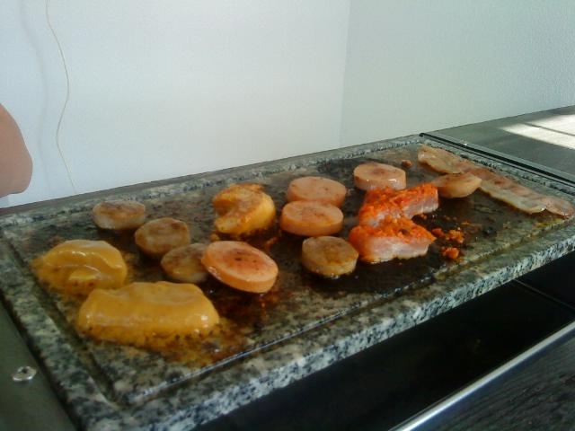 Unser prov. Grill